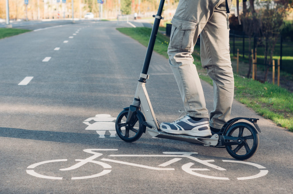 Mobilité douce, trotinnette